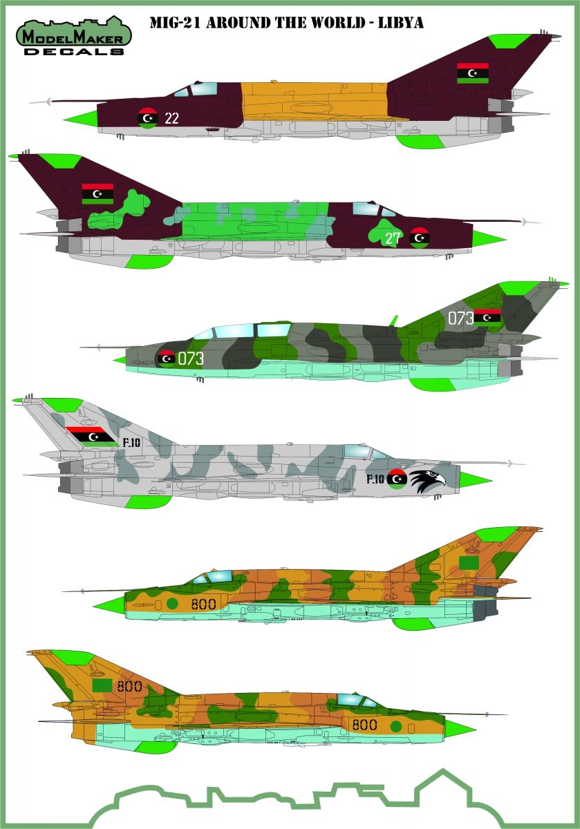 1:32 MiG-21 Around The World - Libya