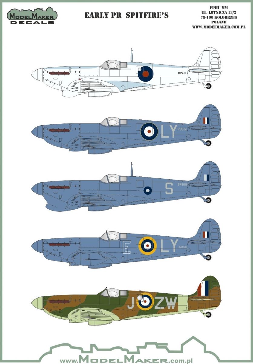 1:32 Early PR Spitfires
