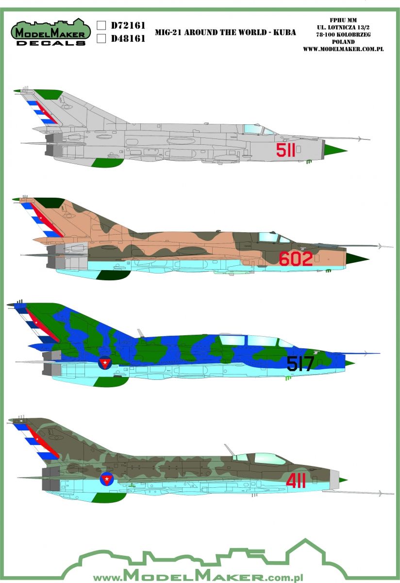 1:32 MiG-21 Around the World - Kuba