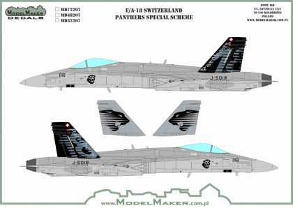 1:32 F/A-18 Switzerland Panthers special scheme - masks set