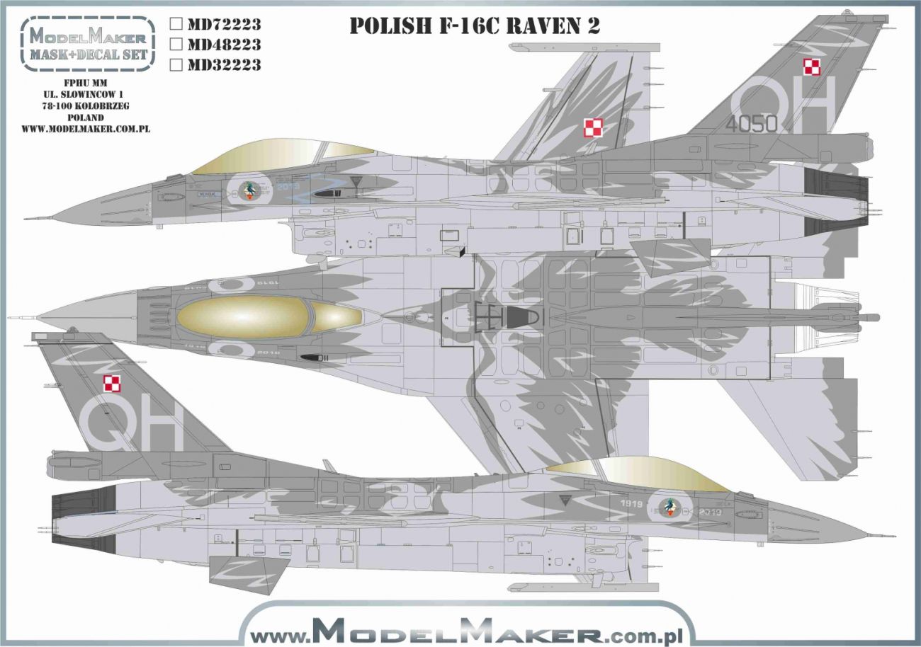 1:48 Polish F-16C - Raven 2