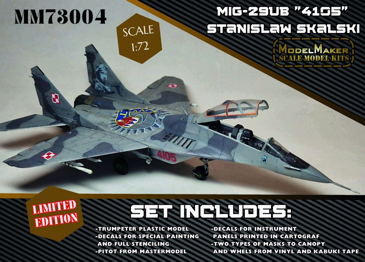 1:72 MiG-29UB '4105' Stanisław Skalski