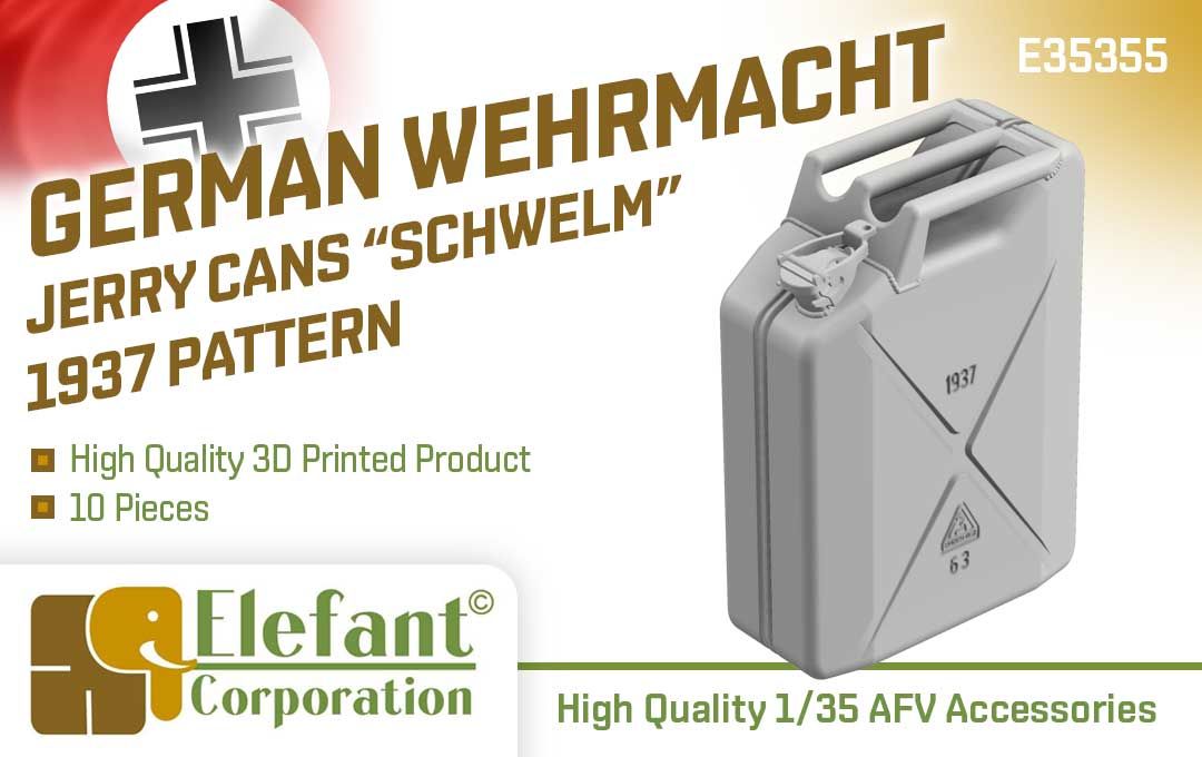1:35 1:35 German Wermacht Jerry Cans SCHWELM 1937 Pattern