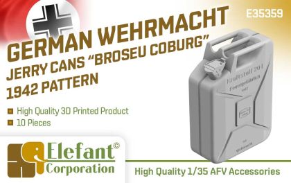 1:35 German Wermacht Jerry Cans BROSEU COBURG 1942 Pattern