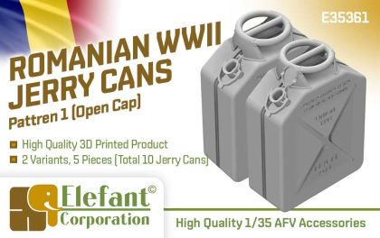 1:35 Romanian WWII Jerry Cans (Pattern 1) open
