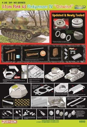 1:35 3.7cm FlaK 43 Flakpanzer IV 