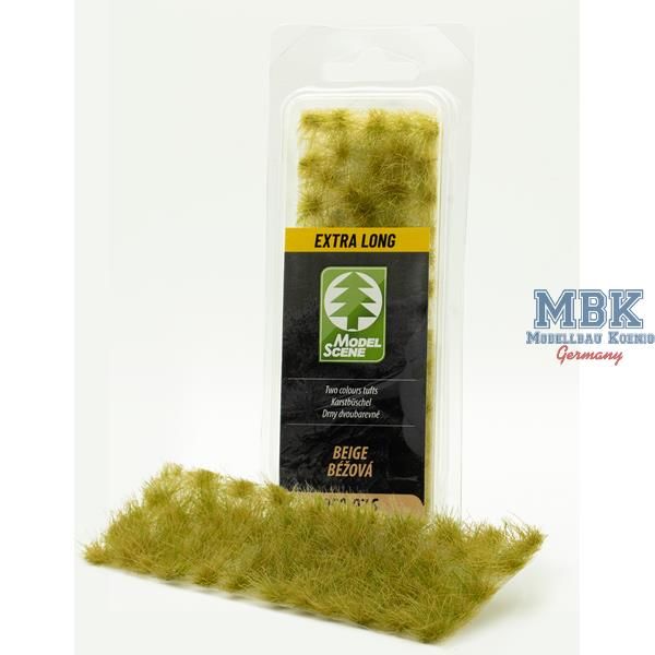 Two Coloured Tufts Beige Extra Long