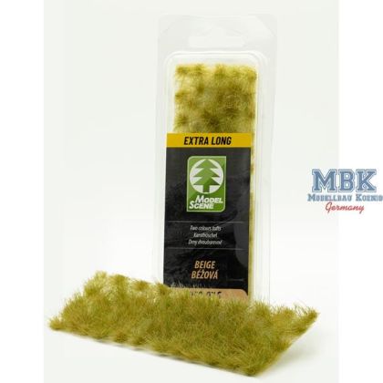 Two Coloured Tufts Beige Extra Long