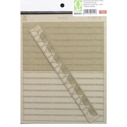 1:160 Pavements with Stone Curbs – Small Brick Rows (N) 46920