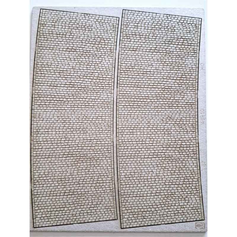 1:87 Cobblestone Road – Gentle Curve (HO)