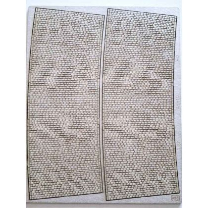 1:87 Cobblestone Road – Gentle Curve (HO)