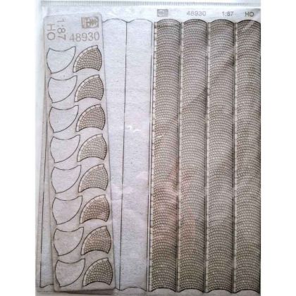 1:87 Pavement – Fan Pattern (HO)