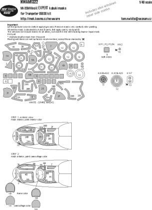1:48 Mil Mi-35M Hind-E EXPERT kabuki masks