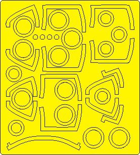 1:48 F-5E Tiger III EXPERT kabuki masks