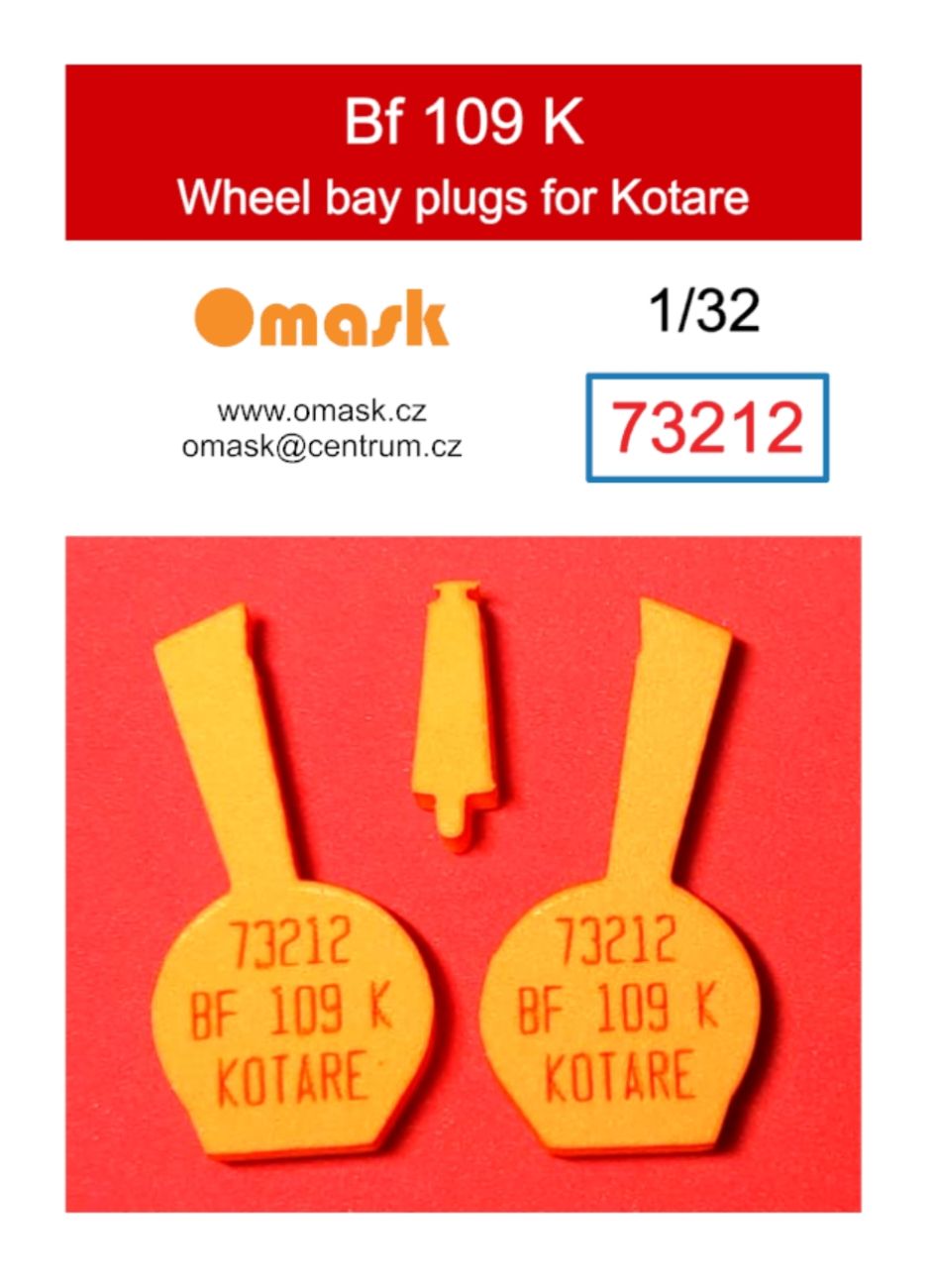 1:32 Bf 109 K wheel bay plugs (for Kotare)
