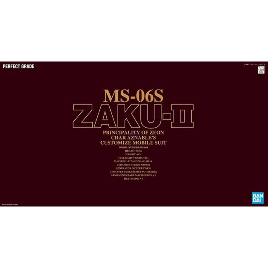 Zaku-II - Principality Of Zeon Char Aznable's Customize Mobile Suit