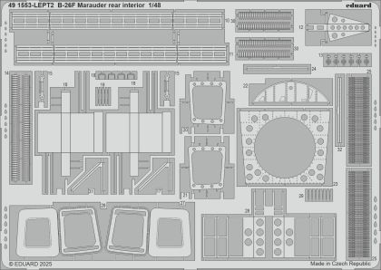 1:48 B-26F Marauder rear interior