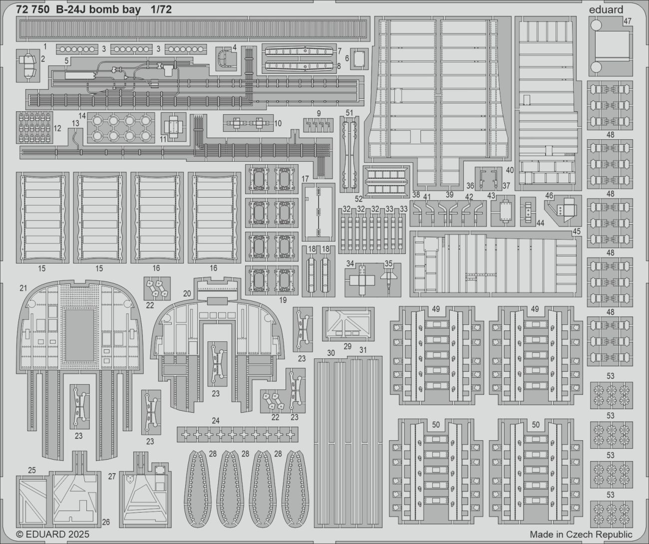 1:72 B-24J Liberator bomb bay