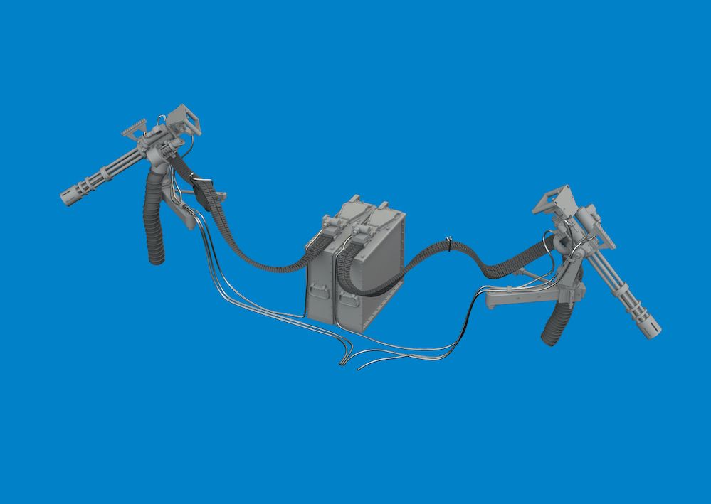 1:48 UH-60 miniguns M134 PRINT