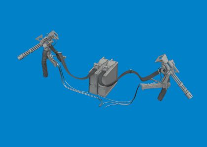 1:48 UH-60 miniguns M134 PRINT