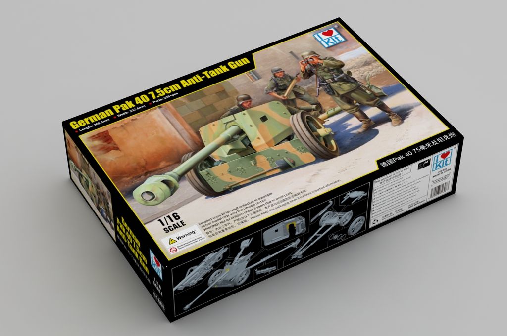 1:16 German Pak 40 7.5cm Anti-Tank Gun