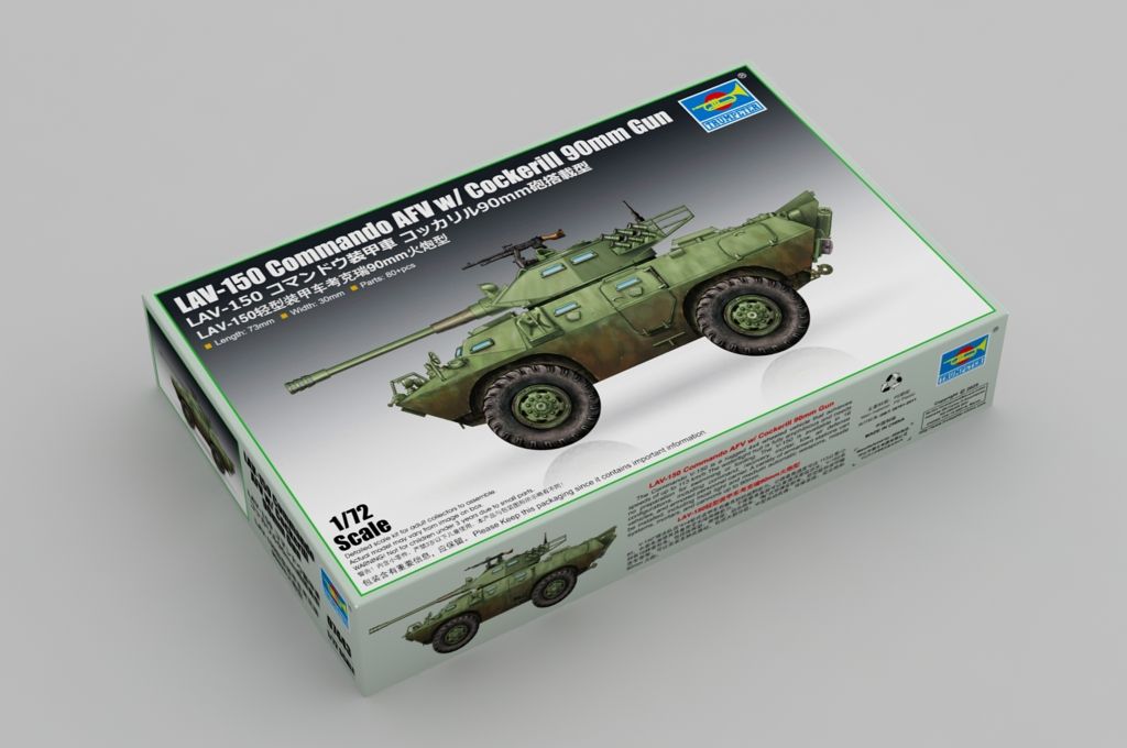 1:72 LAV-150 Commando AFV w/ Cockerill 90mm Gun