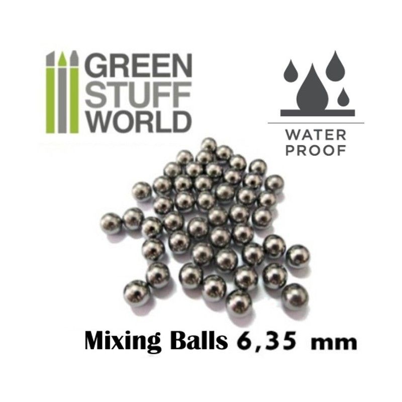 Mixing Paint Steel Bearing Balls in 6.35mm