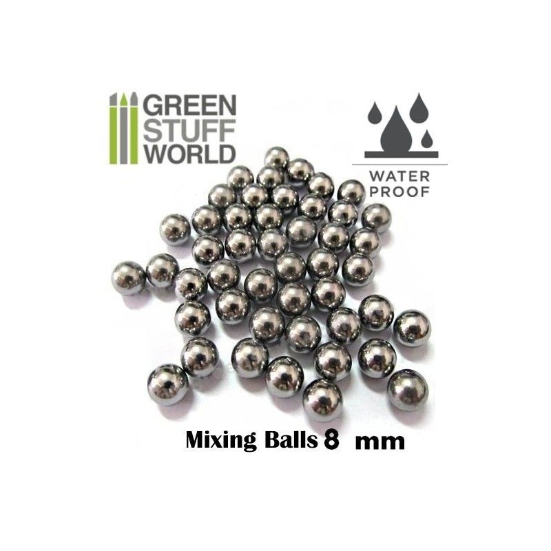Mixing Paint Steel Bearing Balls in 8mm