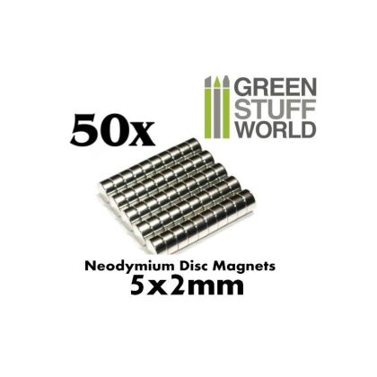 Neodymium Magnets 5x2mm - 50 units