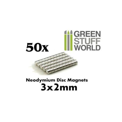 Neodymium Magnets 3x2mm - 50 units