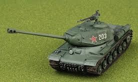 1:72 IS-2 Heavy Tank Diecast Model PLA, #203, China, 1952
