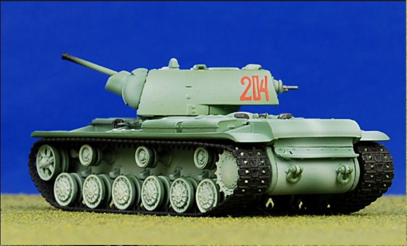 1:72 KV-1 Heavy Tank Diecast Model Soviet Army, Demiansk, USSR, March 1942