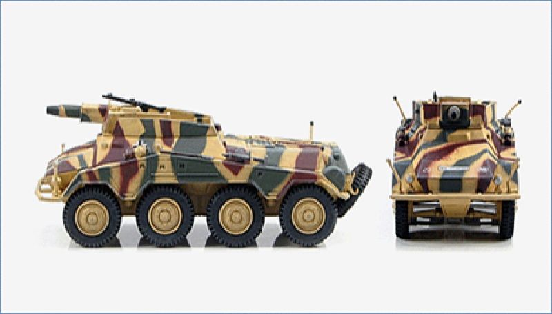 1:72 Sd. Kfz. 234/3 226.Aufklarungs Abt., 116 Panzer Division, Normandy 1944