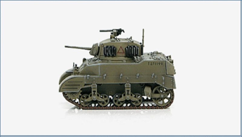 1:72 M5A1 Light Tank British Army, 23rd Hussars, 29th Armoured Brigade, 11th Armoured Division