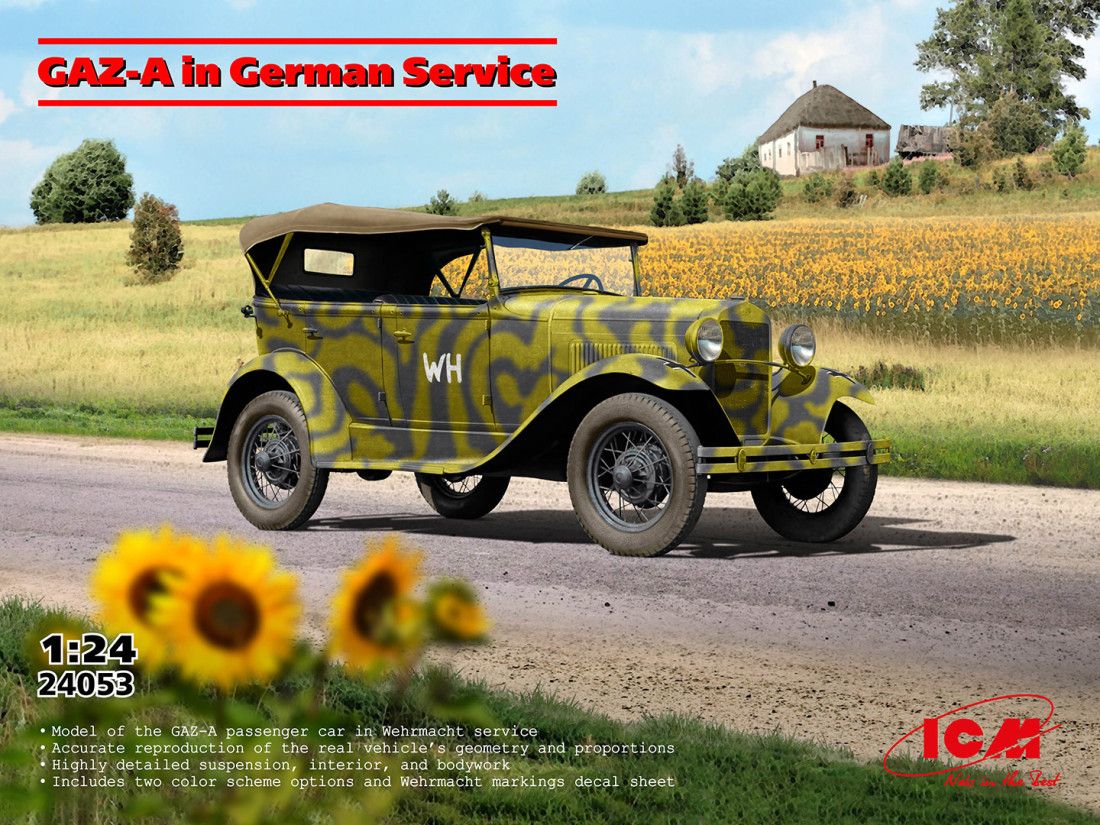 1:24 GAZ-A in German Service