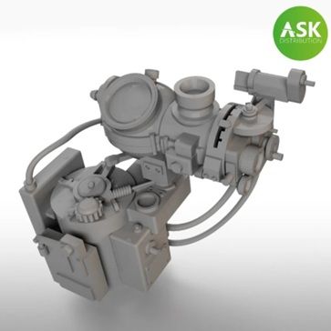 1:48 Norden M-9 Bombsight, 2 pcs. for US war airplanes WWII and after war 