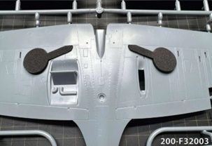 1:32 Spitfire Mk.I/Ia/Va Wheel bays - FOAM flexibel express fit mask for Kotare