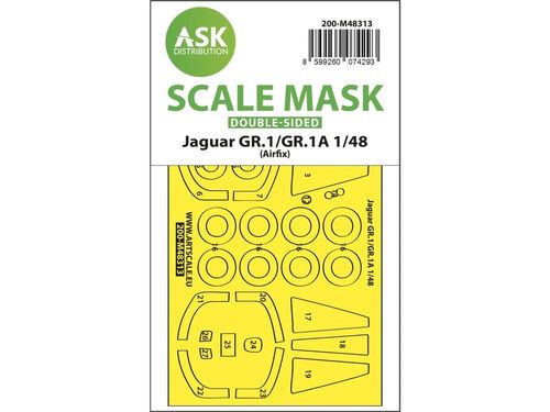 1:48 Jaguar GR.1/GR.1A double-sided express fit mask for Airfix