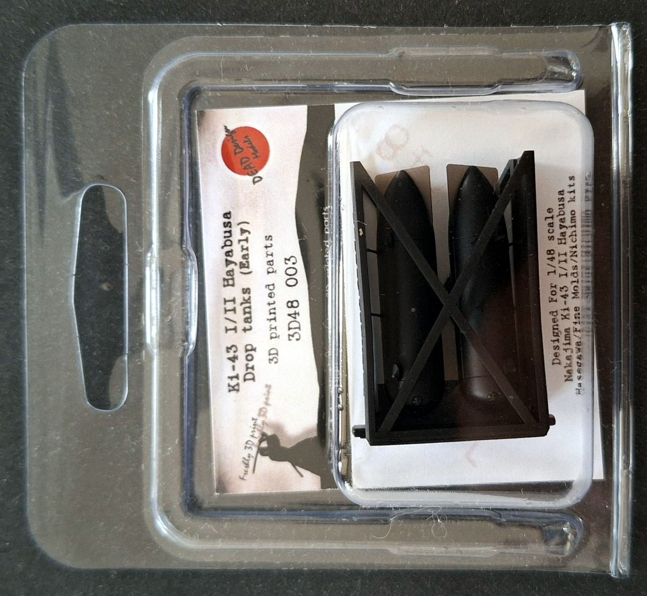 1:48 Ki-43-I/II Hayabusa Drop Tanks early