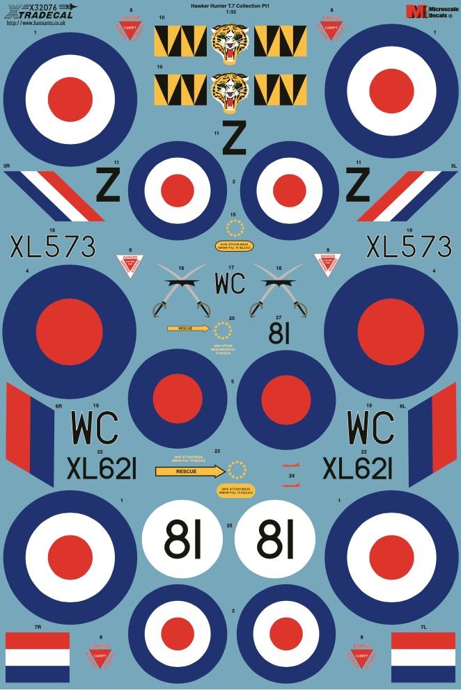 1:32 Hawker Hunter T.7 Pt.1