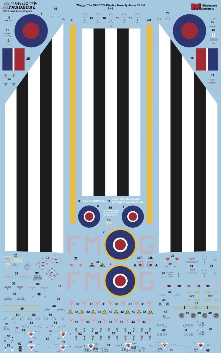 1:48 'Moggy' The RAF 2024 Display Team Typhoon FGR.4