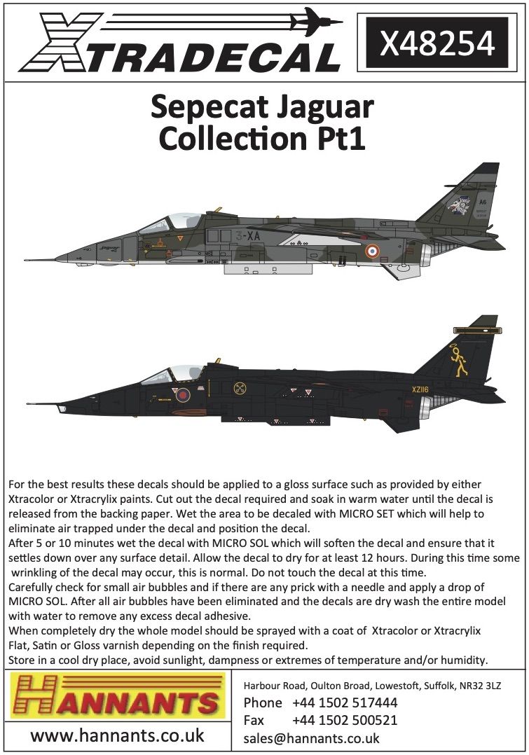 1:48 Sepecat Jaguar Collection Pt1