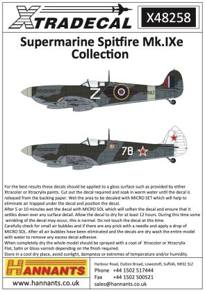 1:48 Supermarine Spitfire Mk.IXe Collection