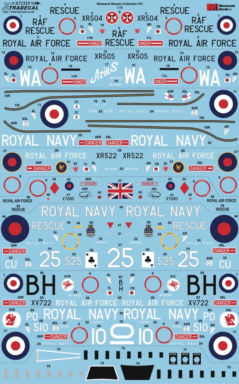 1:72 Westland Wessex Collection Pt2