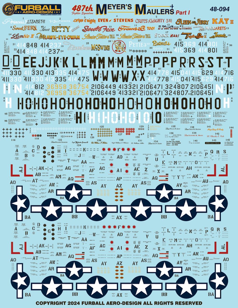 1:48 P-51 B/D Meyer's Maulers 487th Fighter Squadron Part I