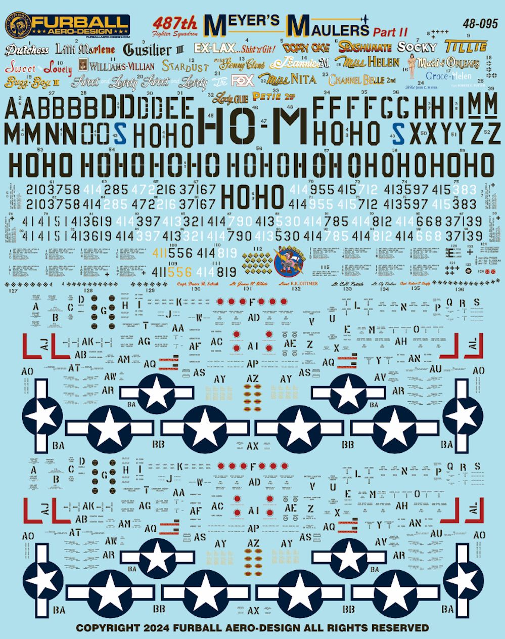 1:48 P-51 B/D Meyer's Maulers 487th Fighter Squadron Part II