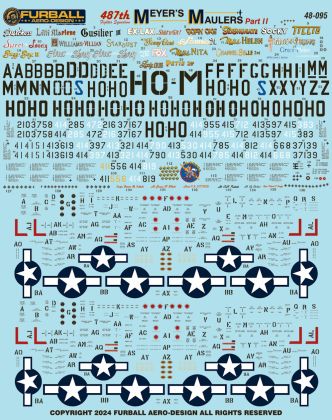 1:48 P-51 B/D Meyer's Maulers 487th Fighter Squadron Part II