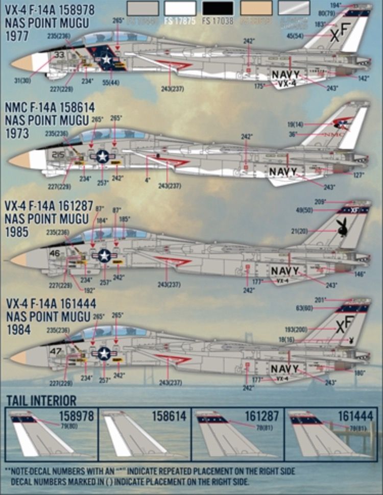 1:48 Colors & Marking of US Navy F-14s PT 13