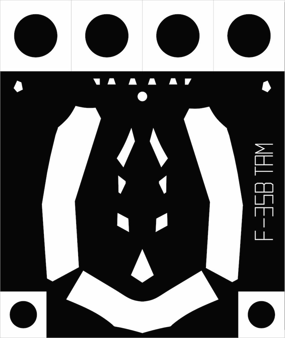 1:48 F-35B Canopy and Wheel Hub Mask Set for Tamiya