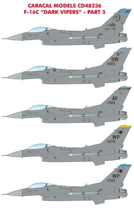 1:48 USAF F-16C Dark Vipers Part 5